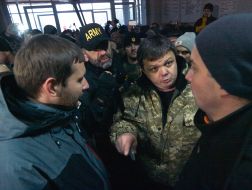 Vladimir Parasyuk, Semyon Semenchenko and Egor Sobolev