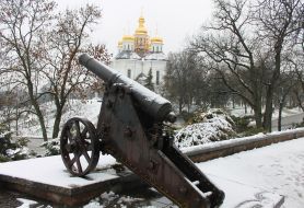 Первый снег в Чернигове