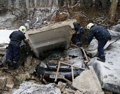 Роботи з усунення наслідків зсуву ґрунту