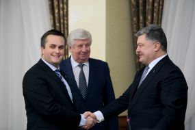 Nazar Holodnytskyy, Victor Shokin, Petr Poroshenko