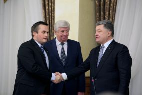 Nazar Holodnytskyy, Victor Shokin, Petr Poroshenko