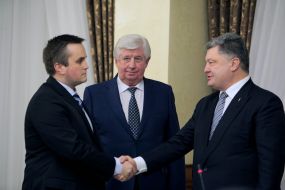 Назар Холодницкий, Виктор Шокин, Петр Порошенко