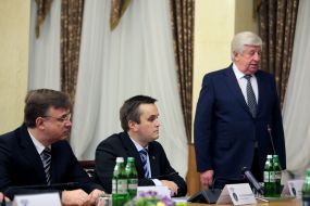 Назар Холодницкий и Виктор Шокин