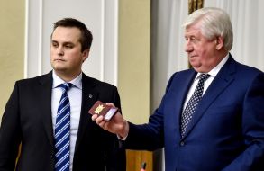 Назар Холодницкий и Виктор Шокин