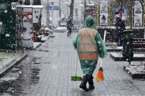 Снег в Киеве