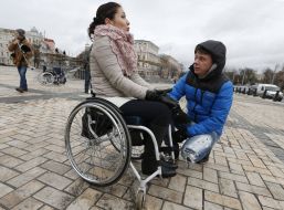 Акция накануне дня людей с инвалидностью