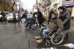 The action before the day of people with disabilities