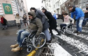 The action before the day of people with disabilities