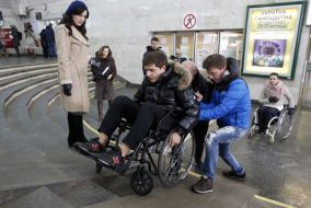 The action before the day of people with disabilities