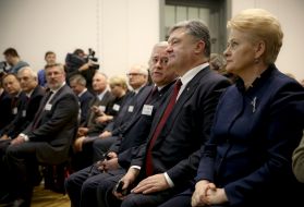 Petro Poroshenko and Dalia Grybauskaitė