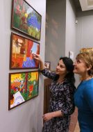 Выставка иллюстраций к детским книжкам