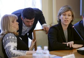 Ольга Богомолец и Кристина Майер-Штендер