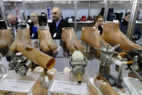 Exhibition national orthopedic industry in Kiev