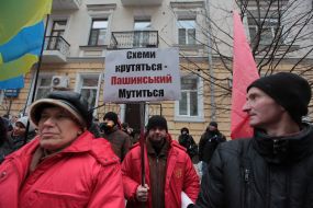 Митинг работников Житомирской кондитерской фабрики