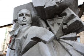 Opening of the monument to Stepan Bandera