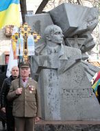 Opening of the monument to Stepan Bandera