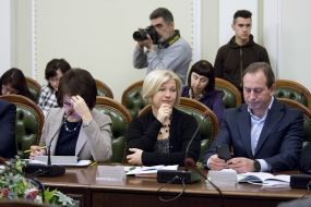 Lily Grinevich, Irina Gerashchenko and Mykola Tomenko