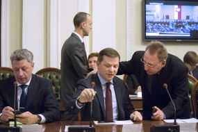 Yuriy Boyko, Vasil Amel'chenko and Oleg Lyashko