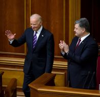 Joe Biden and Petro Poroshenko