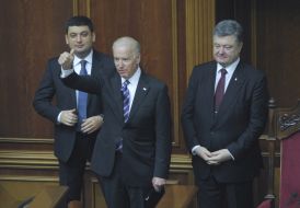 Володимир Гройсман, Джо Байден, Петро Порошенко