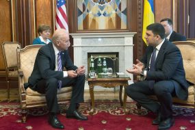 Володимир Гройсман і Джо Байден