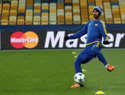 Open training of FC "Maccabi"