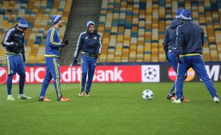 Open training of FC "Maccabi"