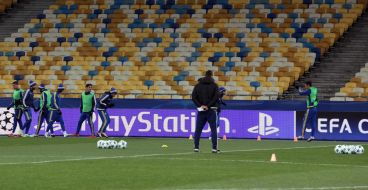 Open training of FC "Maccabi"