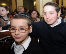 Hanukkah celebrating