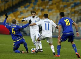 Soccer. UEFA Champions League, FC "Dynamo" (Kiev) - FC "Maccabi" (Tel Aviv)