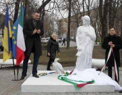Vitali Klitschko and Fabrizio Romano
