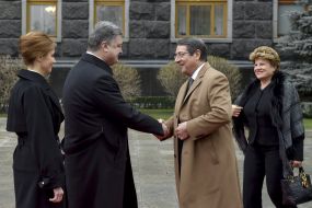 Петро Порошенко та Нікос Анастасіадіс