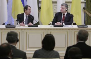 Petro Poroshenko and Nicos Anastasiades