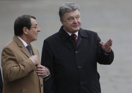 Петро Порошенко та Нікос Анастасіадіс