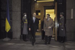 Арсеній Яценюк і Нікос Анастасіадіс