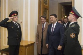 Володимир Гройсман і Нікос Анастасіадіс