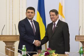 Володимир Гройсман і Нікос Анастасіадіс