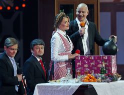 Зйомки телешоу "Вечірній квартал"