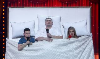 Зйомки телешоу "Вечірній квартал"