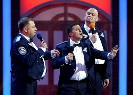 Зйомки телешоу "Вечірній квартал"