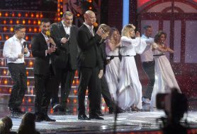 Зйомки телешоу "Вечірній квартал"