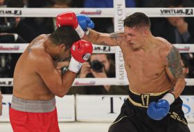 Oleksandr Usyk and Pedro Rodriguez