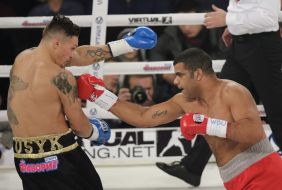 Oleksandr Usyk and Pedro Rodriguez