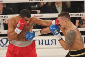 Oleksandr Usyk and Pedro Rodriguez
