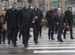 Petro Poroshenko and Vladimir Groisman