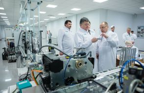 Petro Poroshenko visited the enterprise "Printing Plant "Ukraina"