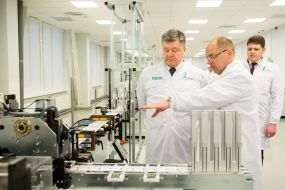 Petro Poroshenko visited the enterprise "Printing Plant "Ukraina"