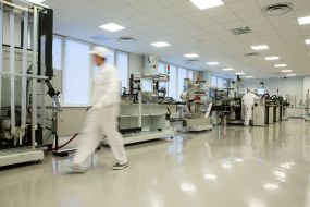 Worker of the enterprise "Printing Plant "Ukraina"