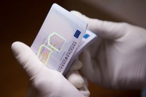 Ukrainian passport of the new sample