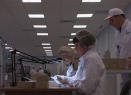 The production process is blank passports